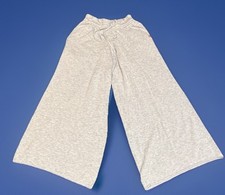 LUNYA GOOD IN BED PIMA COTTON DRAWSTRING HIGH-RISE WIDE-LEG PANTS SZ XS