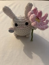 Crochet Bunny With Flower