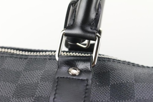 Louis Vuitton Damier Graphite Keepall Bandouliere 55 Duffle with Strap 9lk822s - Picture 9 of 12