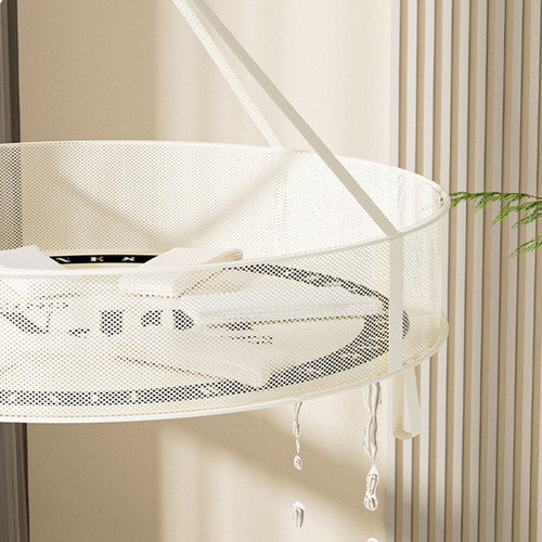Hanging Mesh Net Dryer Collapsible Laundry Basket Folding Drying Rack Folding - Picture 6 of 12