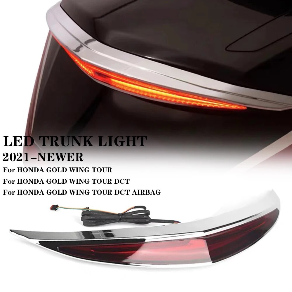 Top Box LED Trunk Luggage Lamp Brake Light Decorative For Honda