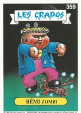 Carte "Les Crados" - REMI Zombi (359) Série 2 / TBE