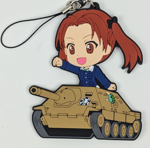 Girls und Panzer der Film Anzu Kadotani Keychain Rubber Strap Banpresto