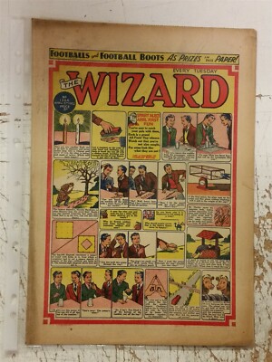 WIZARD #1364 5TH APRIL 1952 BRITISH WEEKLY UK COMIC *