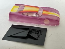 Champion Dodge Charger Painted Body Purple for 1/24 scale slot car chassis NOS