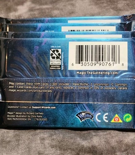 Magic The Gathering Kaldheim Draft Booster 4 Pack Full Art Set New MTG TCG - Picture 7 of 7