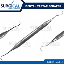 Dental Tartar Scraper and Remover Hollow Handle Surgical Dental Hygiene German G