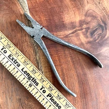 P S & W Co Peck Stow & Wilcox 8" Long Flat Fence Pliers PS&W CO.