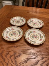 Coalport Ming Rose Saucers ONLY for Flat Cups set of 4 