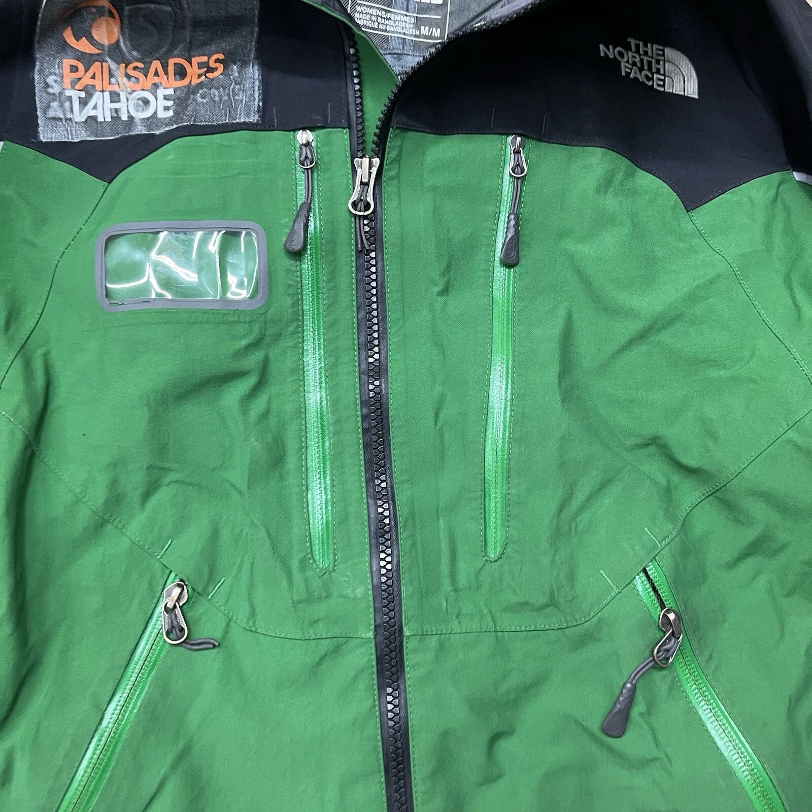 north-face full zip ski palisades tahoe gore-tex pro recco tech jacket