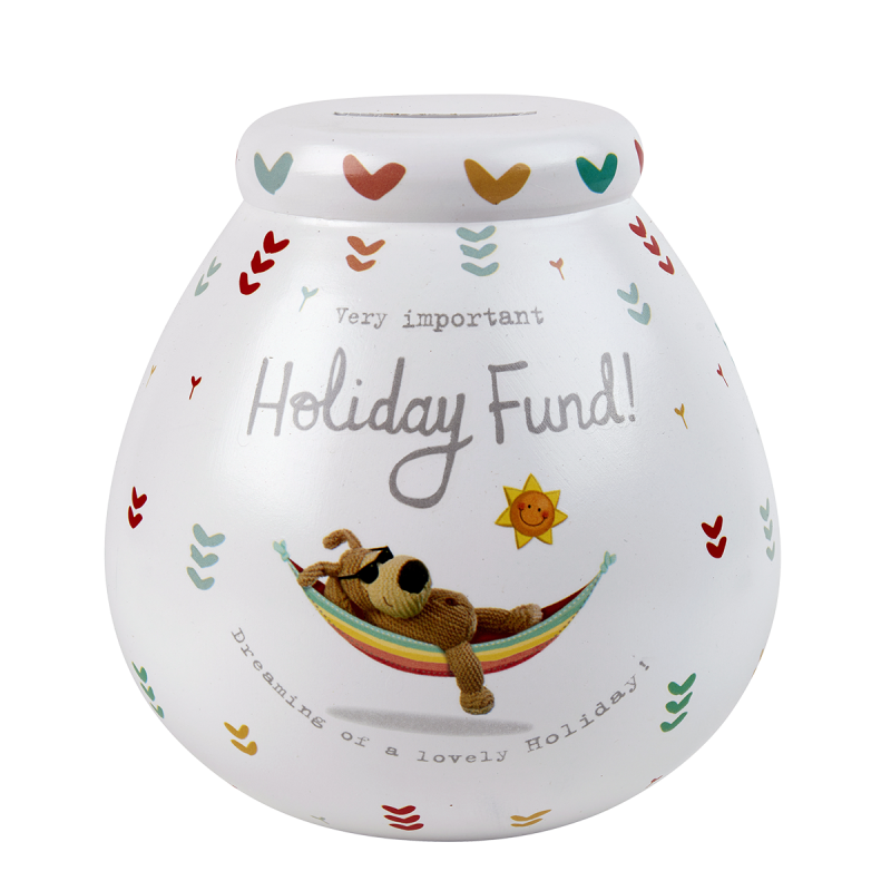 Pot Of Dreams Ceramic Gift Money Box/ Pot Various Designs Break To