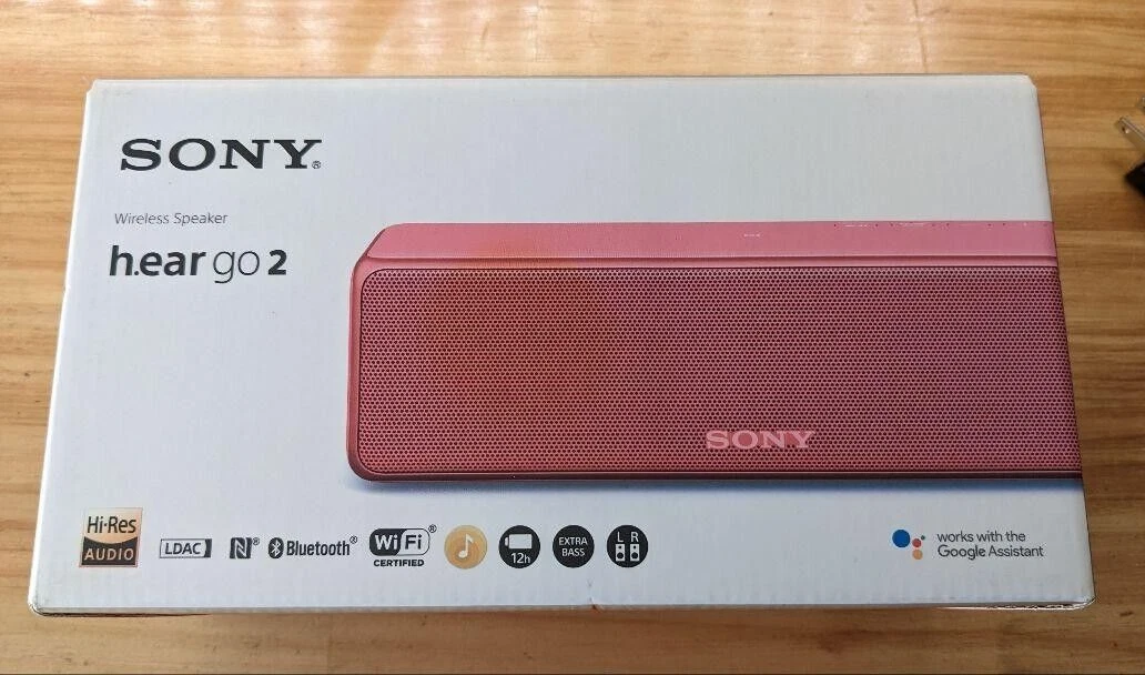 SONY SRS-HG10 Wireless Portable Speaker Bluetooth Red *USED* Japan