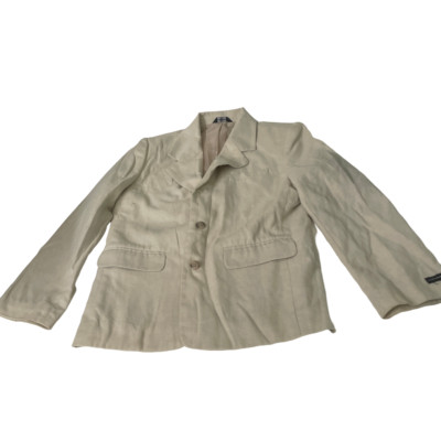 Vintage y2k cream Sean John XS/S jacket| L 25 W 15 SKU 6219