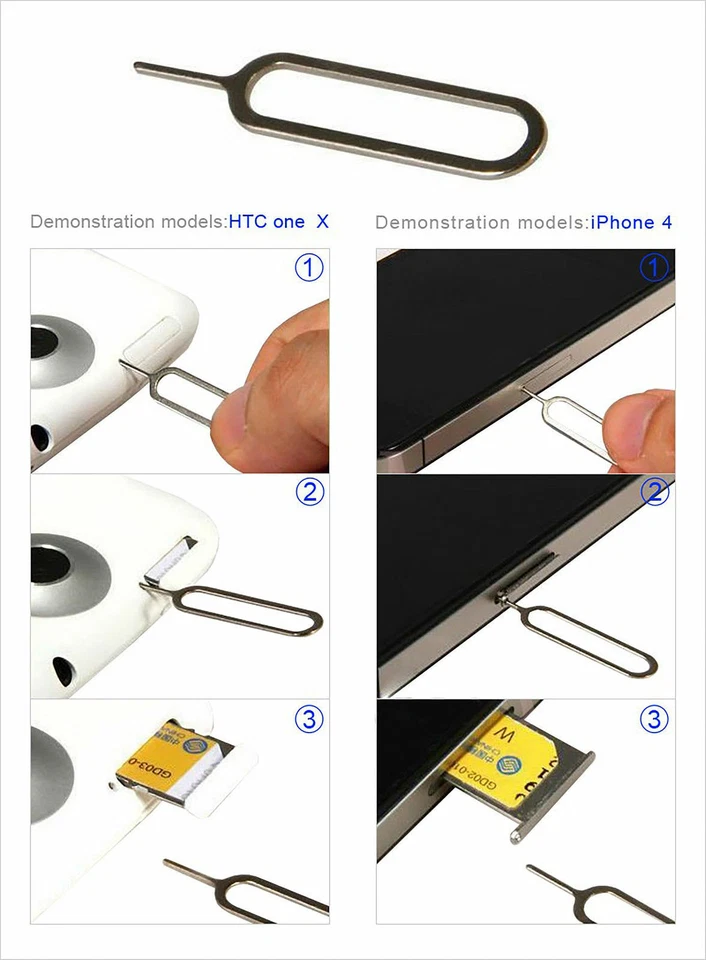 Adaptador tarjeta Nano SIM Card A Micro Para iPhone 4 5 micro sim Nanosim Normal - Imagen 4 de 4