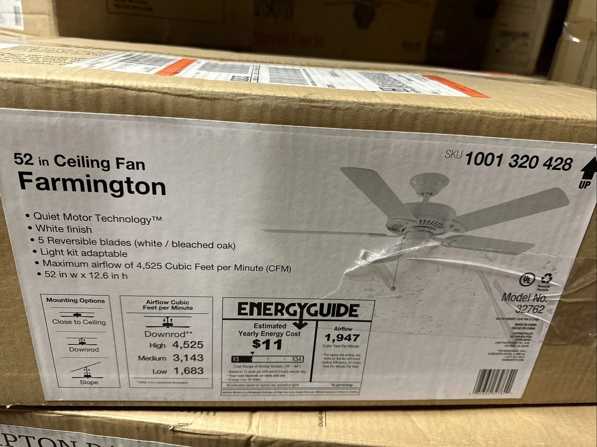 Farmington 52 Ceiling Fan Light Kit Shelly Lighting