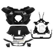 Headlight Fairings Windshield &Bracket Fit For Harley Street Bob Low Rider 18-25