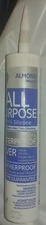 GE Silicone 1 Almond Silicone I All Purpose Caulk Sealant & Adhesive 10.1 oz