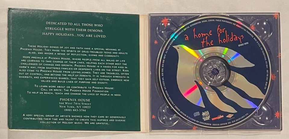 A HOME FOR THE HOLIDAYS 1997 Christmas Xmas Promo CD Redd Kross Suzanne Vega OMD Foto 2 de 3