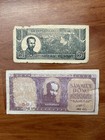 North Viet Nam DCCH 1948 & 1952 Old Banknotes 5 Dong & 50 Dong - Uncirculated. — photo 1
