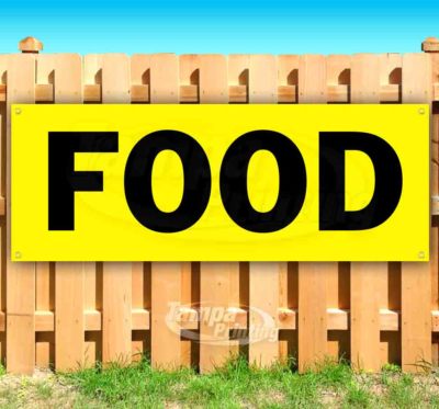 FOOD Advertising Vinyl Banner Flag Sign Many Sizes ARROW