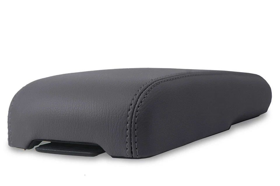 Cubierta de reposabrazos con tapa de consola central de cuero para Chevrolet Colorado 1995-2005 gris Foto 3 de 4