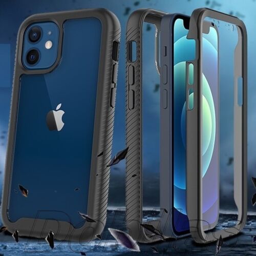 Full Body Case With Built-in Screen Protector For iPhone 13 12 11 Pro Max XS SE - Picture 1 of 150