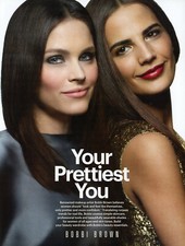 Revista Bobbi Brown AD #12 OOP 2020 LONNEKE ENGEL Y UNA BONITA MORENA