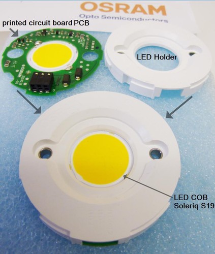 1 Stück/1piece PrevaLED Core Z4 LED module 3000K 4640lm 43W with COB Soleriq S19 - Bild 2 von 11