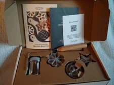 Cooking Gift Set Swedish Rosettes 8 Pc Fried Cookie/Wafflette Kit NIB