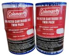 Coleman Filter Type VI Spa Pump Replacement Cartridge Saluspa 2 Pks Of 2