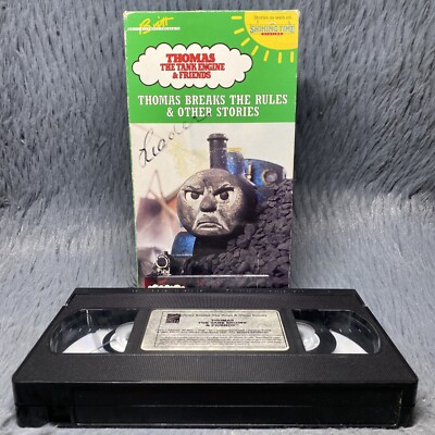 Thomas Tank Engine Friends Breaks Rules VHS Tape 1986 Video Train Ringo Starr