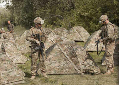 #ad Litefighter 1 Individual Shelter System One Person Tent OCP Multicam $219.00