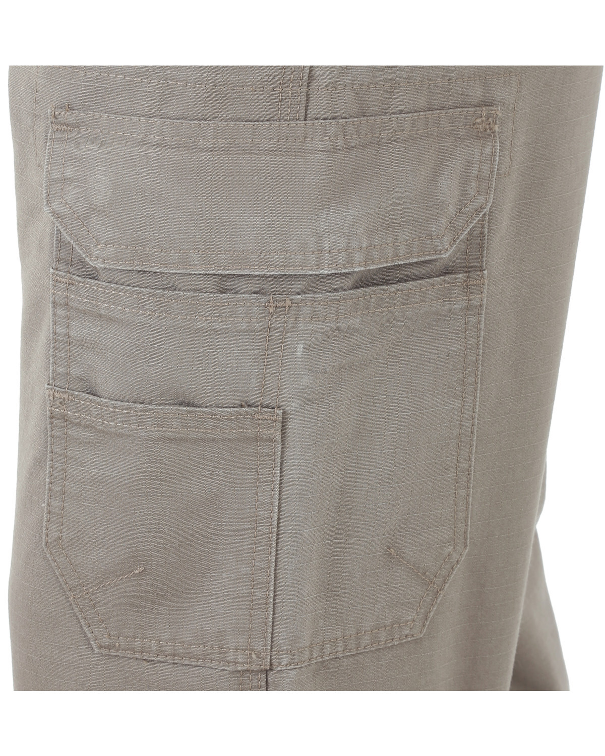 Wrangler Men's Cool Vantage Ripstop Cargo Pants Bark 34W x 34L