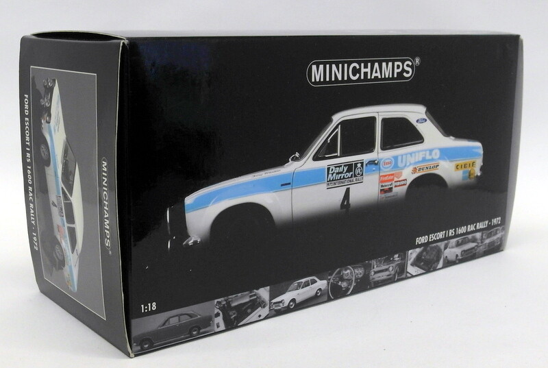 Minichamps 1/18 Scale Diecast 100 728104 Ford Escort Mk1 RS Minichamps 1/18 Scale Diecast 100 728104 Ford Escort Mk1 RS