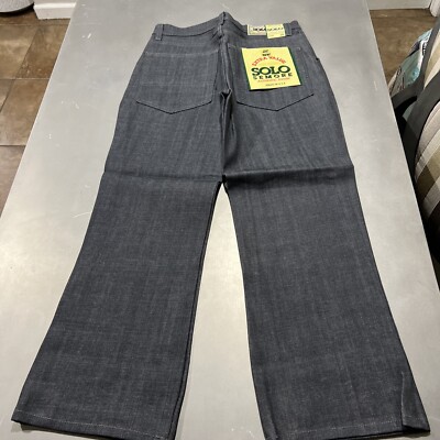 Solo Jeans Size 30x28 Made In USA Authentic Denim Dead Stock | eBay