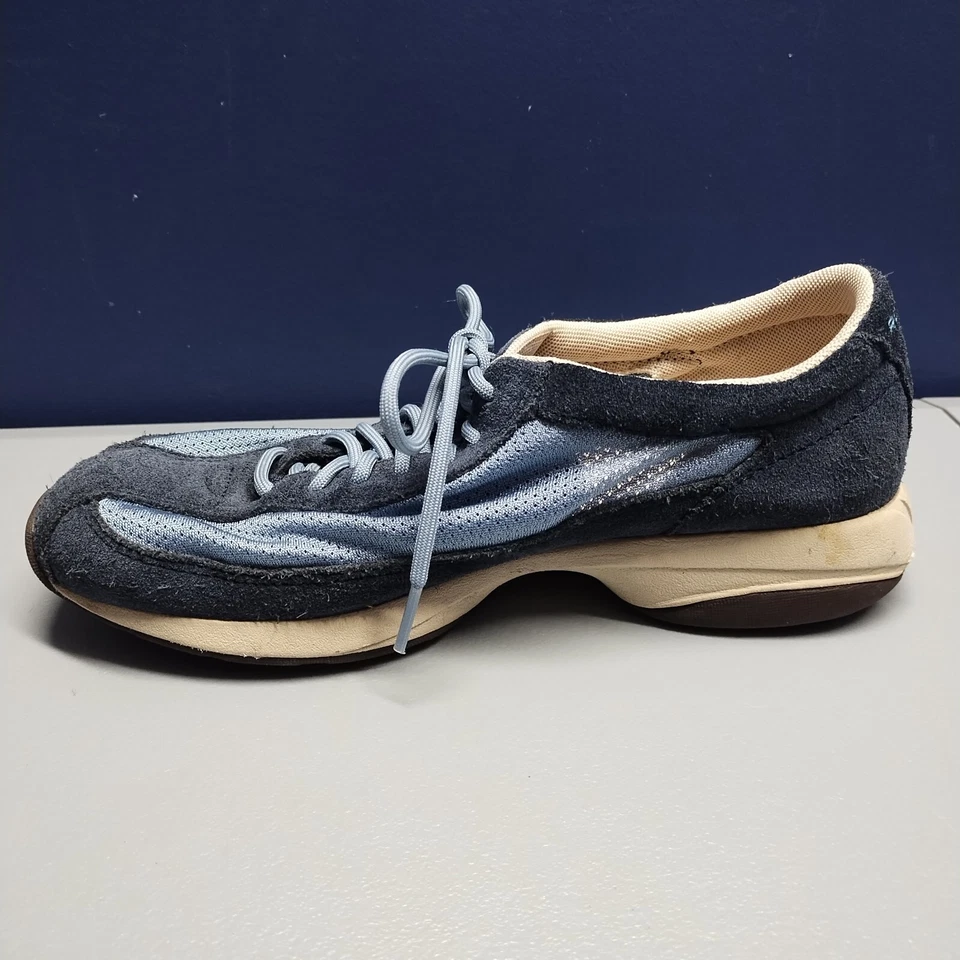 Rockport Athletic Sneaker Shoes Womens Sz 7 Navy Suede Leather Lace Up APW3092KW - Image 4 of 4