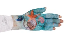SEA BREEZE Graduated Compression Glove by LYMPHEDIVAS, ANY SIZE & LEVEL, New