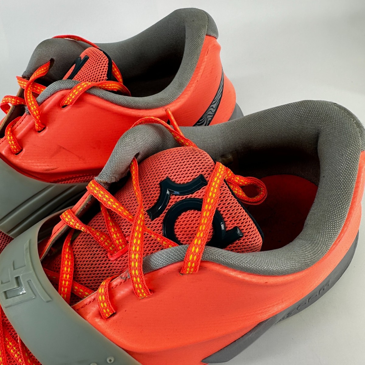 Nike KD VII 7 35,000 Degree Mango Orange Grey Durant KD7 Nike KD VII 7 35,000 Degree Mango Orange Grey Durant KD7