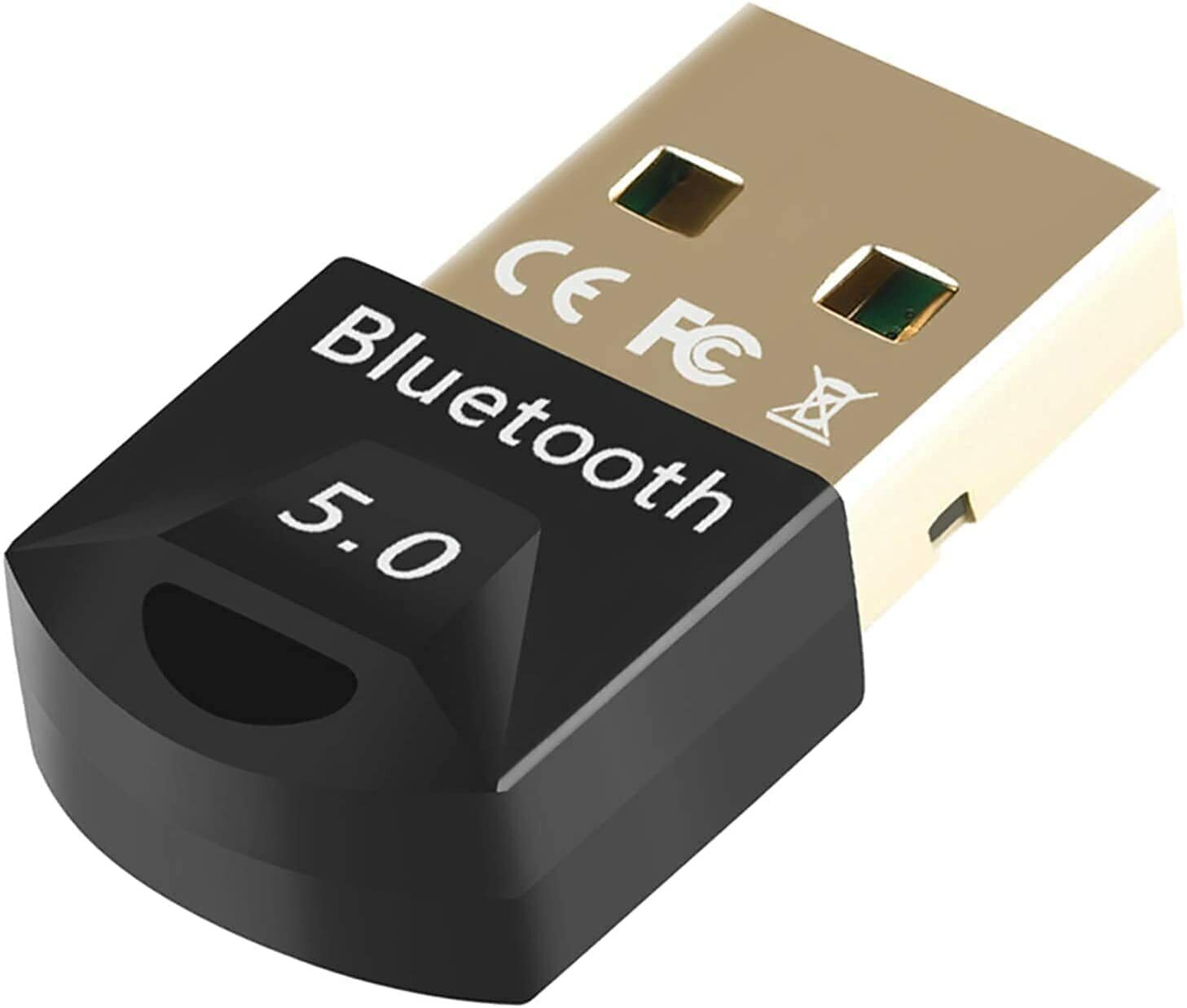Adaptador USB de Bluetooth 5.0, Bluetooth USB Dongle Transmisor y Receptor para
