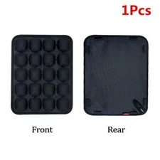 1Pcs Motorcycle Pressure Release Shock Absorption Seat Cushion Air Pads Black