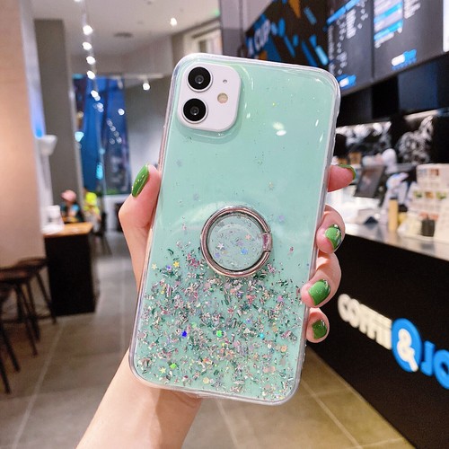 Glitter Bling Ring Stand Phone Case For Xiaomi 11 12 13 Redmi Note 10 11 12 POCO - 第 12/15 張圖片