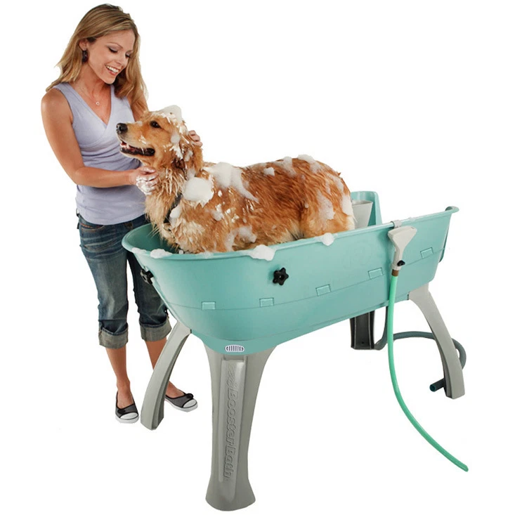 Elevated dog cheap bath