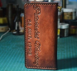 custom biker wallet chains