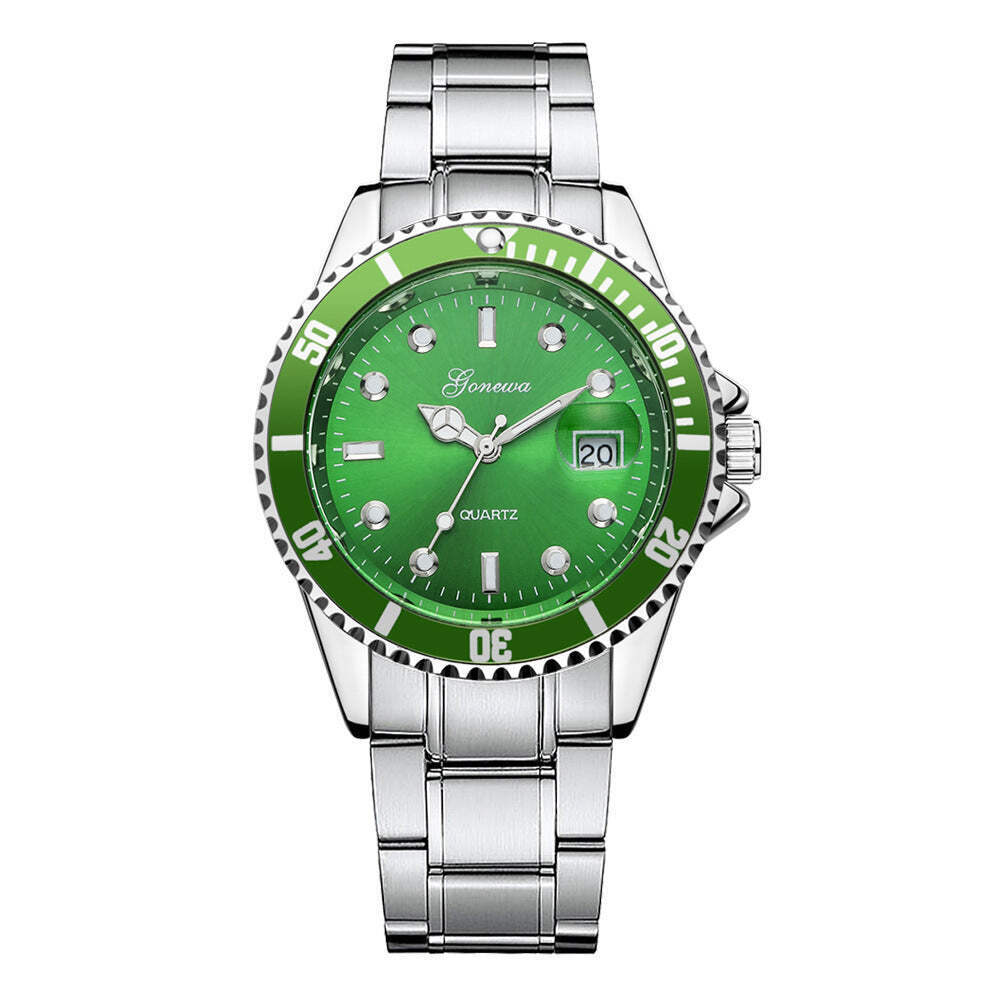 Elegant Quartz Casual Watch with Alloy Strap and Spiral Crown