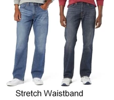 Men's Signature by Levi Strauss & Co Gold Relaxed Fit Stretch Waistband Jeans