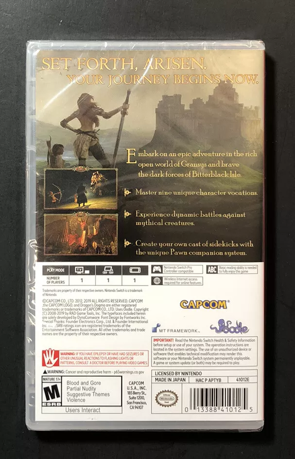 Dragon's Dogma: Dark Arisen - Nintendo Switch