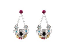 Boucles d’oreille Roza argenté RÉMINISCENCE -NEUVE -123€
