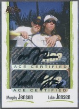 2008 Ace Grand Slam II Certified Authentic Dual Signed LUKE & MURPHY JENSEN L8