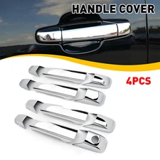 For 07-13 Chevy Silverado GMC Sierra 1500 2500 3500 CHROME 4 Door Handle Covers