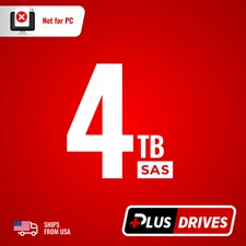 Lot of 2 4TB SAS Generic 3.5in Internal Server Hard Drive 7200 RPM